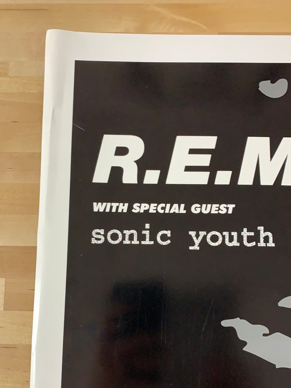 REM - 1995 promo poster Sonic Youth Great Western Forum Arrowhead Pond