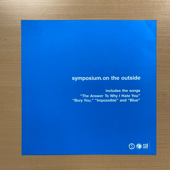 Symposium - 1998 original vinyl poster insert 12x12 record art