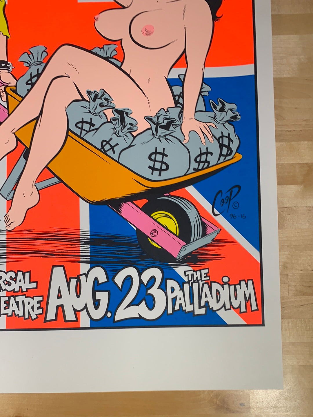 Sex Pistols - 1996 Chris Coop Poster Los Angeles, CA The Palladium