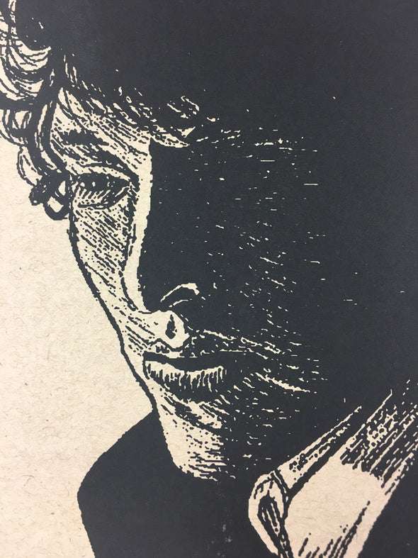 Bob Dylan The Rolling Stone - 2014 Brian Methe Art Print