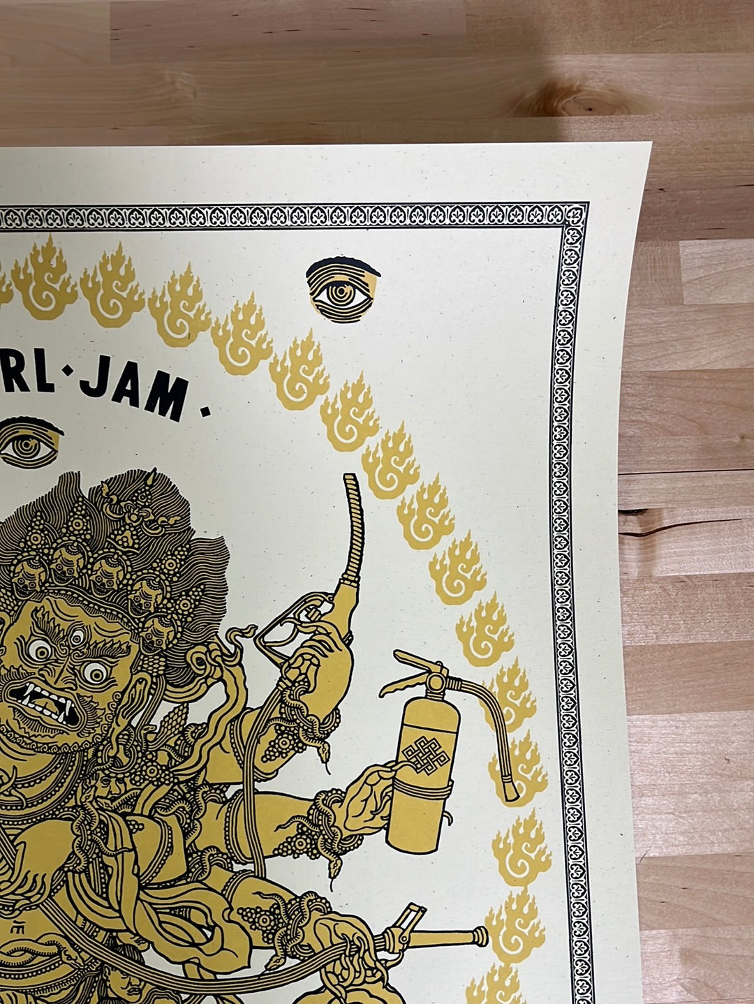 Pearl Jam - 2022 Ravi Zupa poster Denver, CO Ball Arena – Sold Out Posters