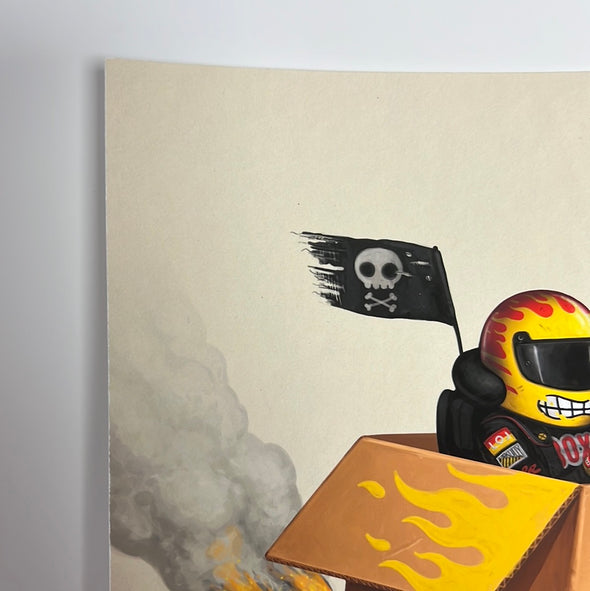 Boxo III (Monster Truck) - 2022 Mike Mitchell poster art print