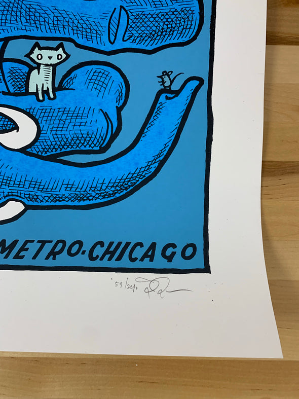 Jack White - 2018 Jay Ryan poster Chicago The Metro S/N