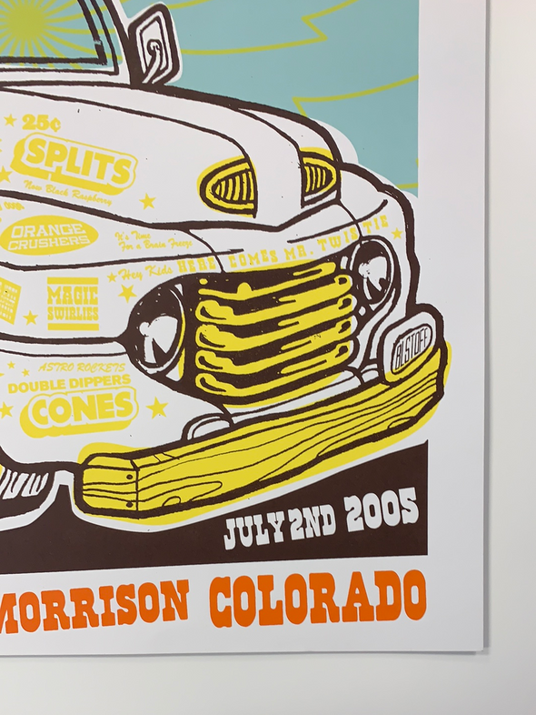 Big Summer Classic - 2005 Ames Brothers poster Morrison, CO Red Rocks