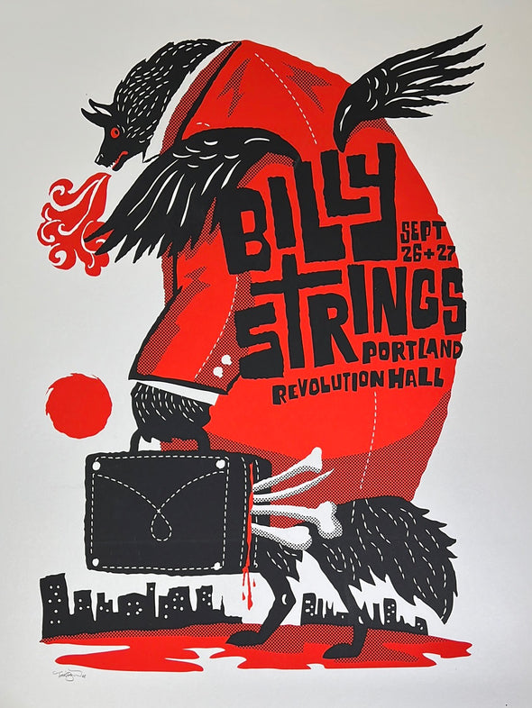 Billy Strings - 2019 Furturtle Show Prints poster Portland, OR