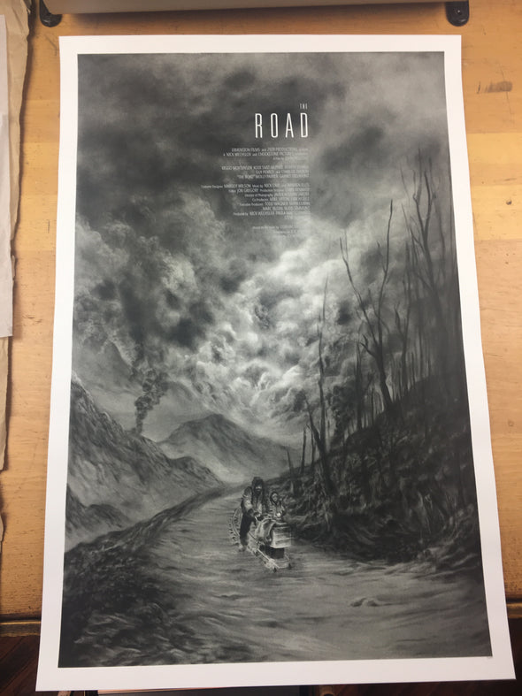 The Road - 2016 Randy Ortiz Poster MONDO, cinema, movie print