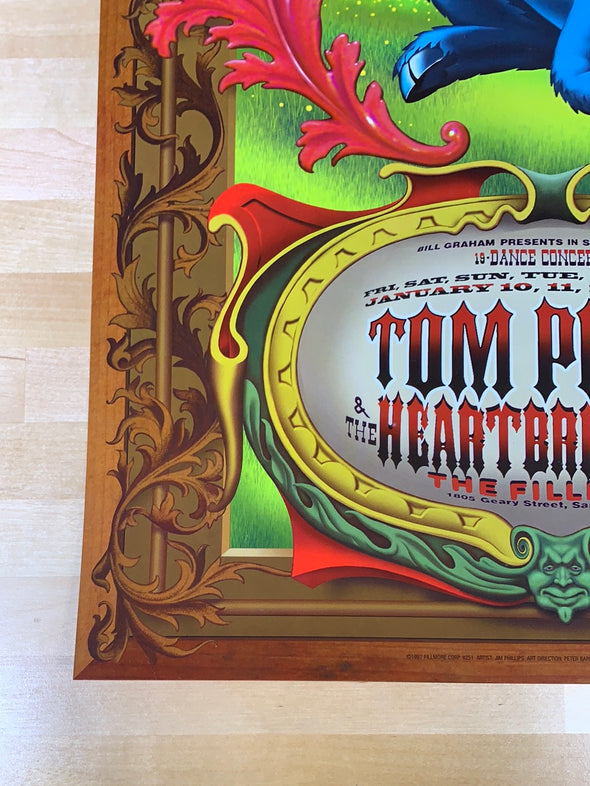 Tom Petty - 1997 Jim Phillips poster Fillmore San Fran 1st BGF 251