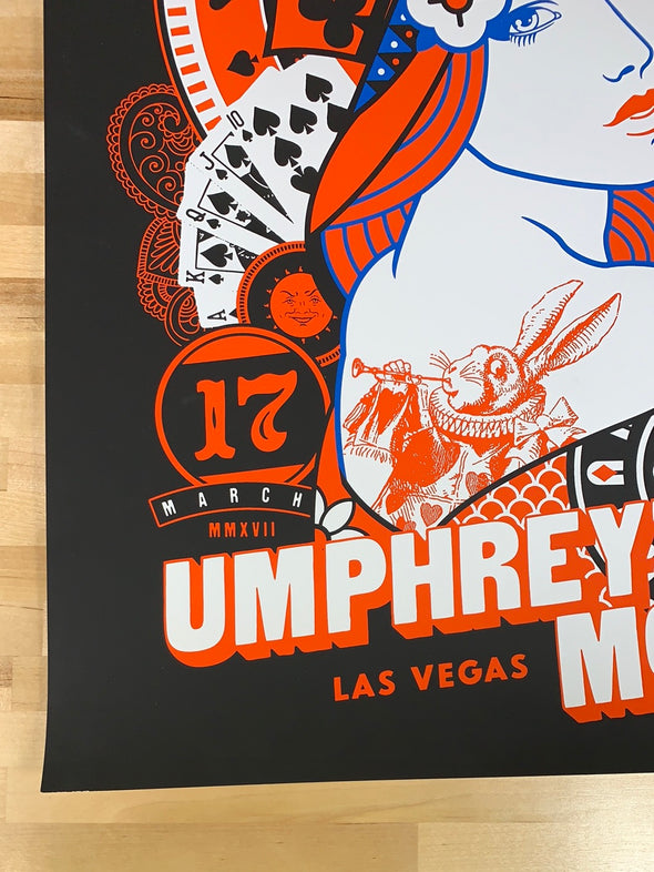 Umphrey's McGee - 2017 Scrojo poster Las Vegas, NV Brooklyn Bowl