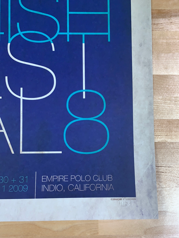 Phish - 2009 Chris Webster poster Indio, CA Empire Polo Club