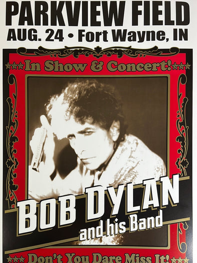 Bob Dylan - 2004 Geoff Gans poster Fort Wayne, IN