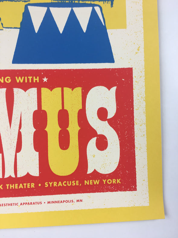 Primus - 2012 Aesthetic Apparatus poster Syracuse Landmark Theater