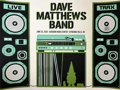 Dave Matthews Band - 2010 Methane poster Cuyahoga Falls, OH