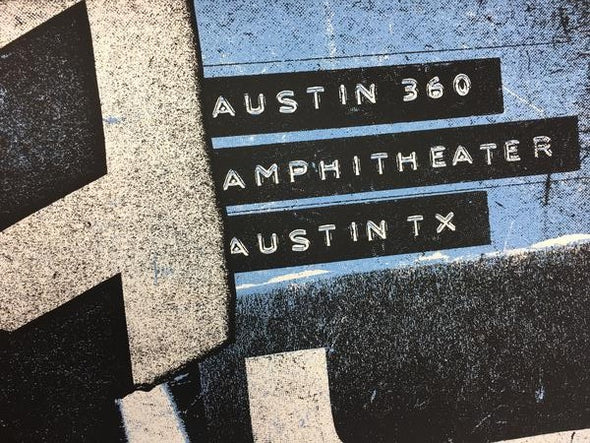 Jack White - 2018 Alan Hynes Poster Austin, TX Austin360 Amphitheater