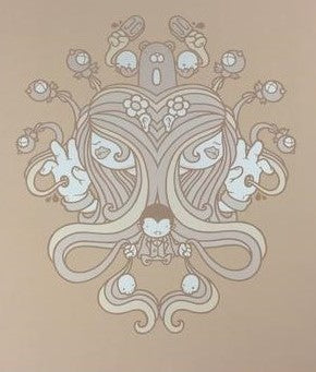 Untitled (Tan Psych) - 2008 Mike Budai Poster Art Print