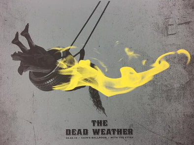 The Dead Weather - 2010 Todd Slater Poster Tulsa, OK Cain's Ballroom