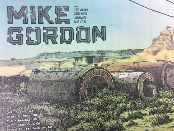 Mike Gordon - 2018 Landland Poster Winter Tour