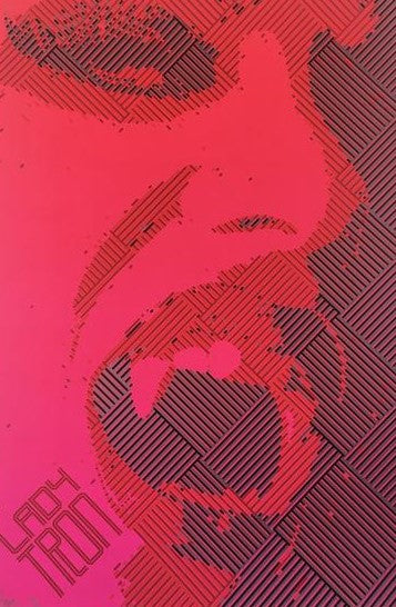 Ladytron - 2008 Todd Slater Poster Houston, TX Meridan