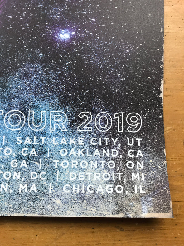 Muse - 2019 North America Tour Poster including United Center Chicago