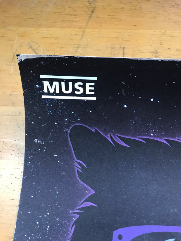 Muse - 2019 North America Tour Poster including United Center Chicago