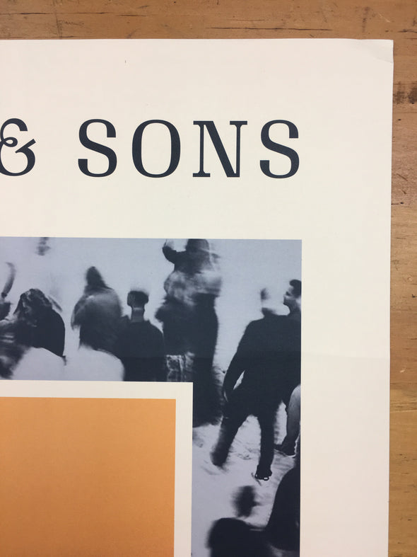 Mumford & Sons - 2019 poster VIP Chicago United Center print