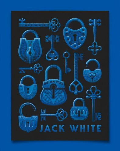 Jack White - 2018 DKNG poster Bakersfield, CA BHR Tour