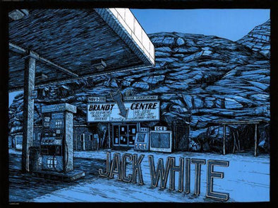 Jack White - 2018 Landland poster Regina, SK BHR Tour AE/90