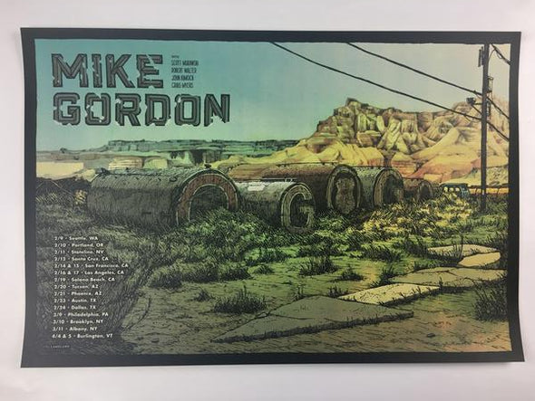 Mike Gordon - 2018 Landland Poster Winter Tour