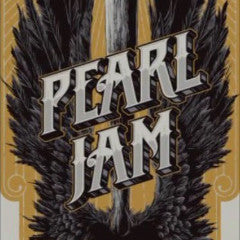 Pearl Jam - 2016 Ken Taylor poster Chicago, IL Wrigley Field