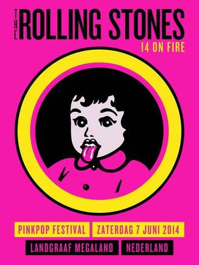 Rolling Stones - 2014 official poster Landgraaf, Netherlands #2