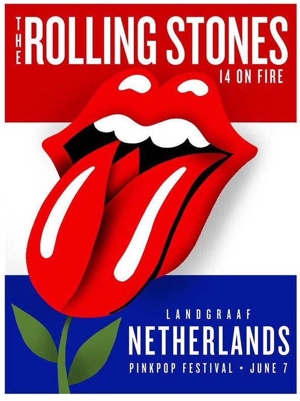 Rolling Stones - 2014 official poster Landgraaf, Netherlands #1