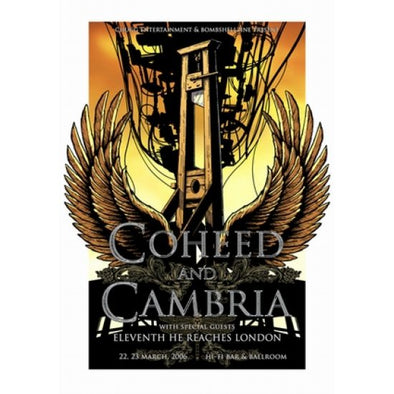 Coheed and Cambria - 2006 Joe Whyte poster Melbourne, AUS