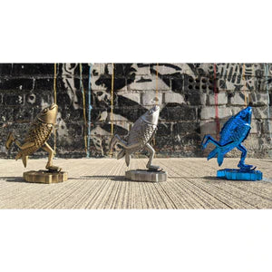 Skating Fish - 2019 Jim Pollock Phish pewter statue set