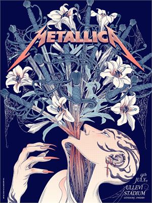 Metallica - 2019 Shian Ng poster Goteborg, Sweeden