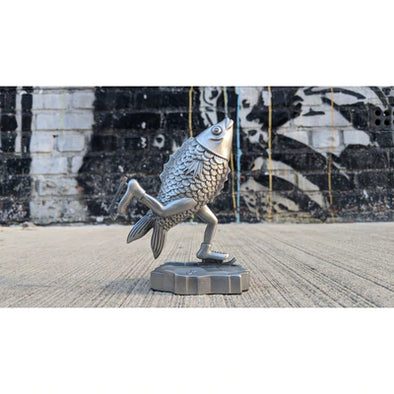 Skating Fish - 2019 Jim Pollock Phish pewter statue SILVER