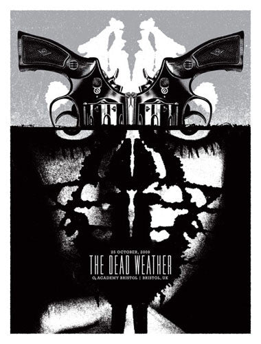 The Dead Weather - 2009 Aesthetic Apparatus poster Bristol, UK
