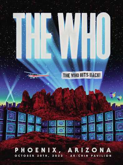 The Who - 2022 poster North America Tour Phoenix, AZ