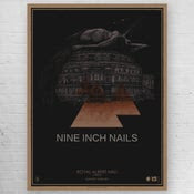 Nine Inch Nails - 2018 Richey Beckett poster London VARIANT Royal Albert Hall