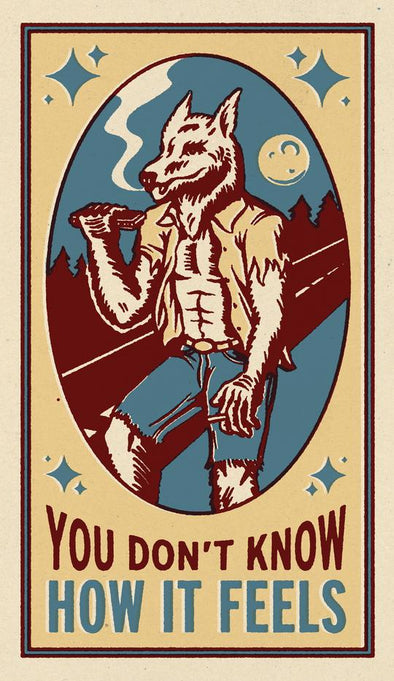 Tom Petty - 2020 Blaze Brooks poster Wildflowers (Wolf) You Don't Know How It Feels